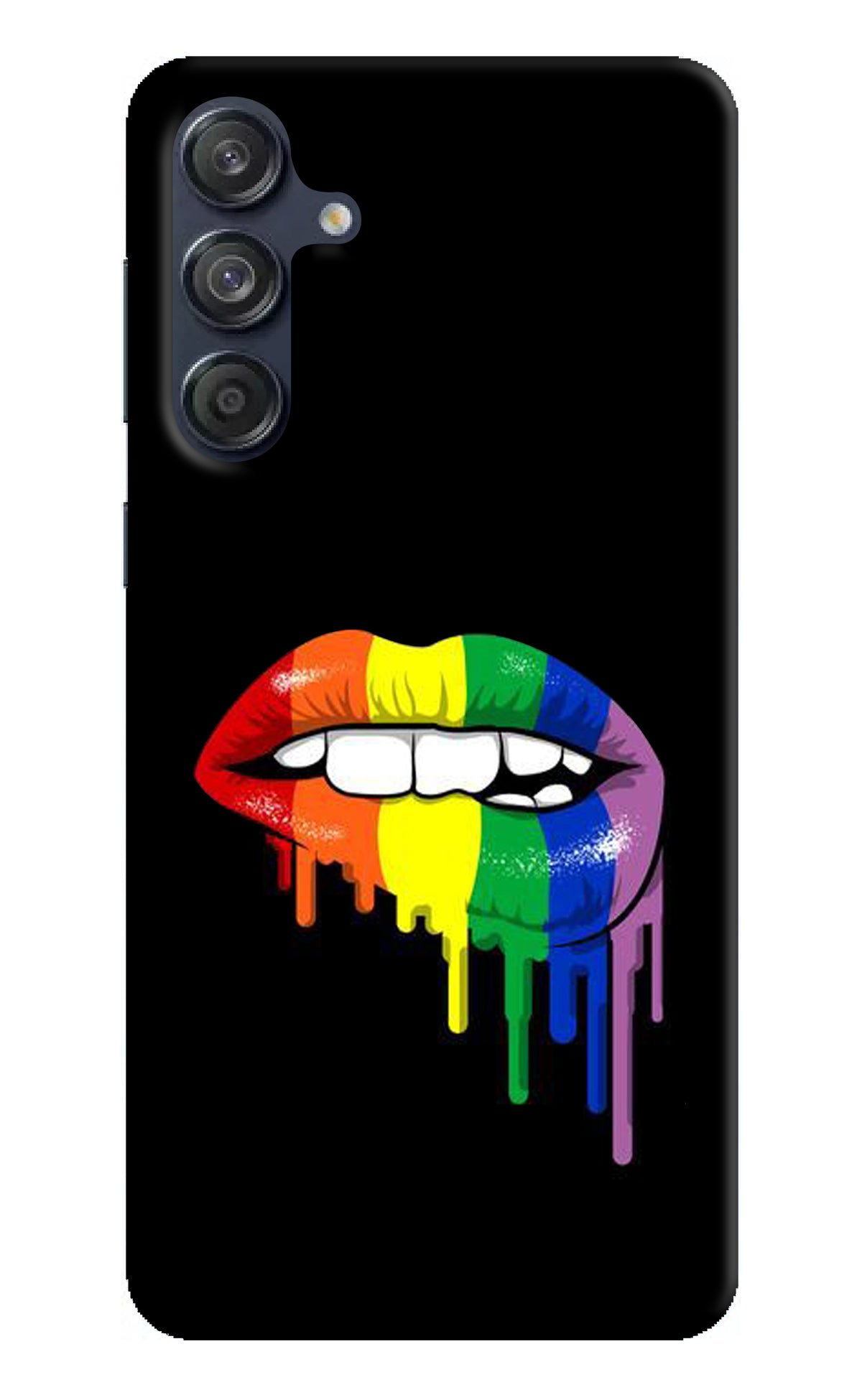 Lips Biting Samsung M55 5G Back Cover