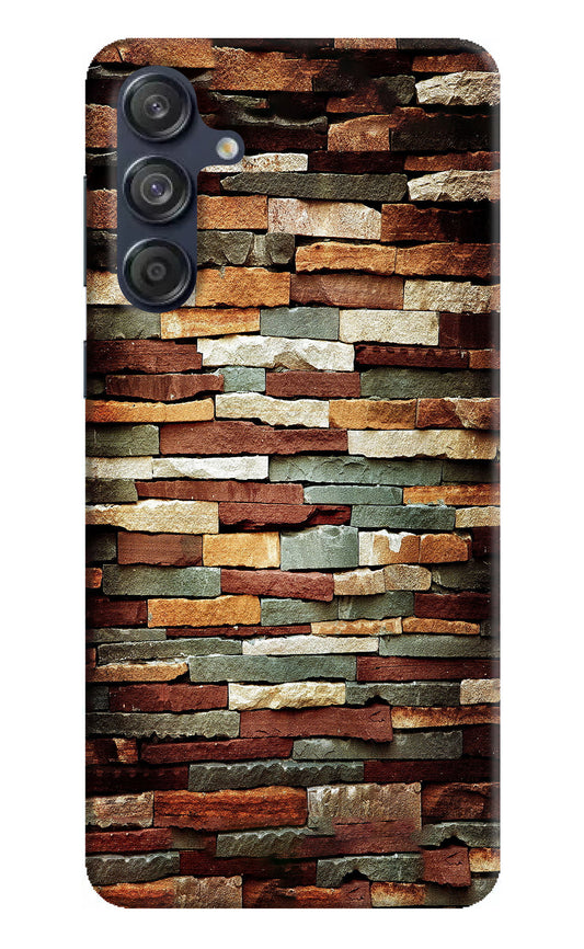 Bricks Pattern Samsung M55 5G Back Cover