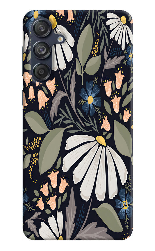 Flowers Art Samsung M55 5G Back Cover