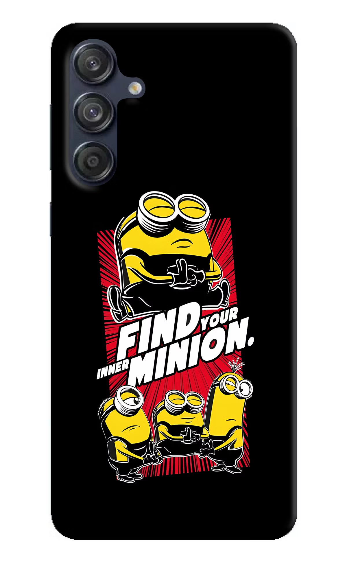 Find your inner Minion Samsung M55 5G Hard Case Back Cover by Casekaro