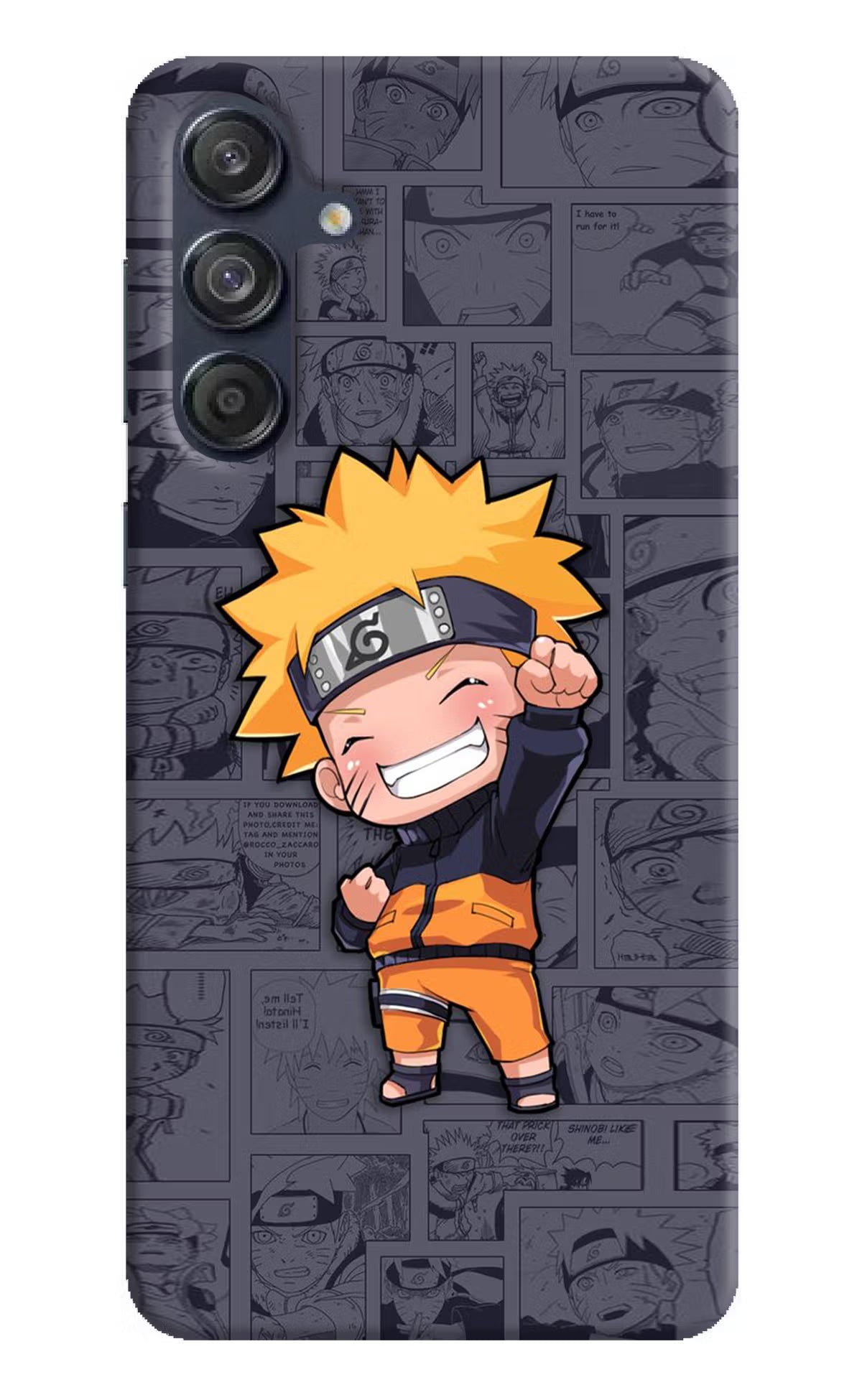 Chota Naruto Samsung M55 5G Hard Case Back Cover by Casekaro