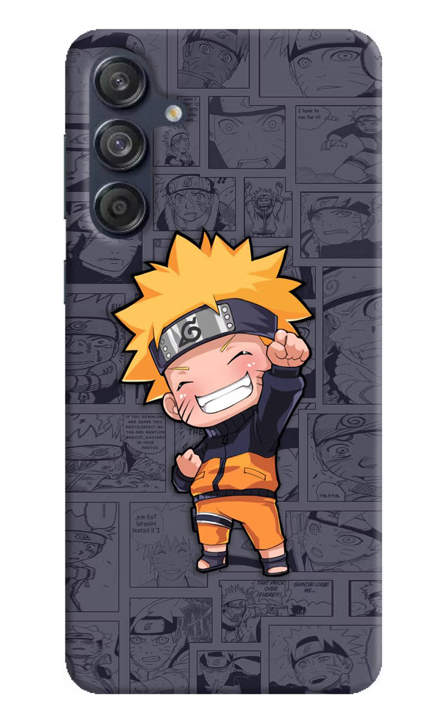 Chota Naruto Samsung M55 5G Back Cover, Hard case