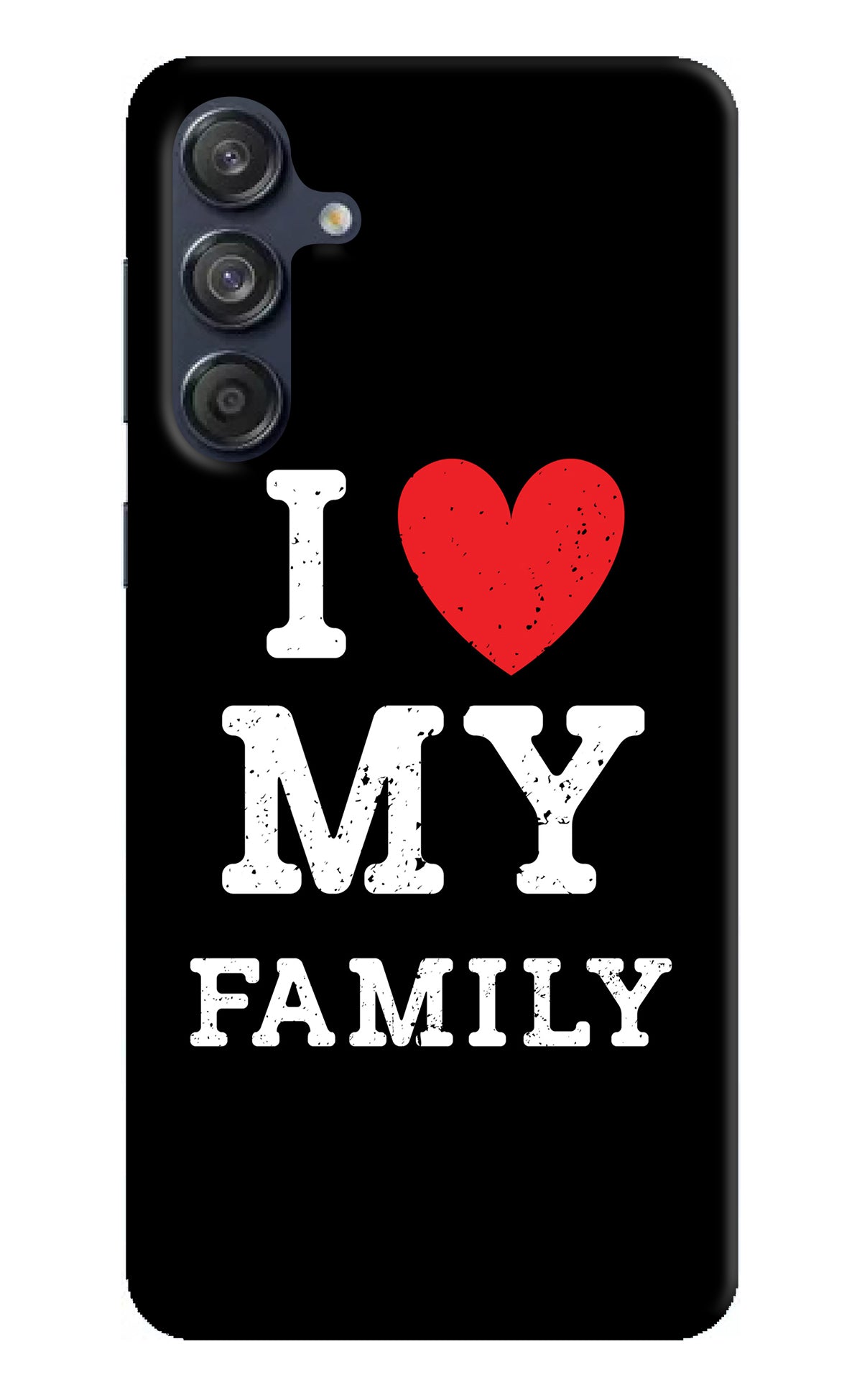 I Love My Family Samsung M55 5G Back Cover