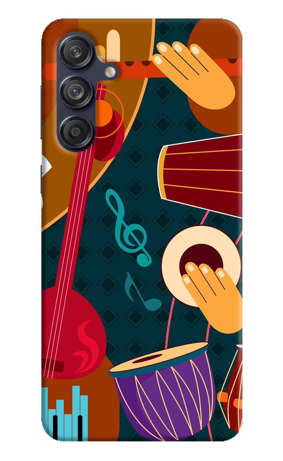 Music Instrument Samsung M55 5G Back Cover