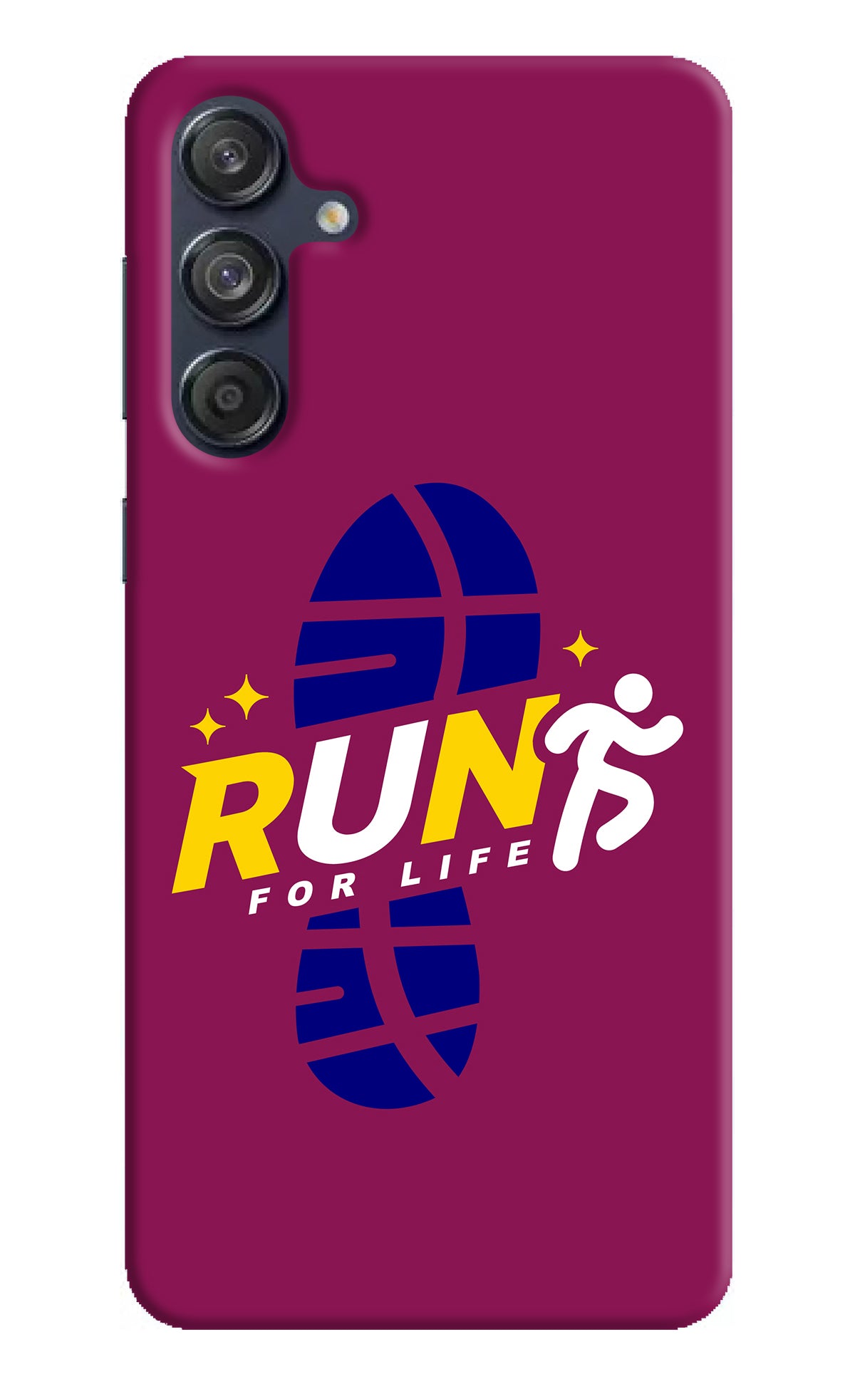 Run for Life Samsung M55 5G Back Cover