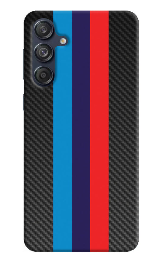 BMW Stripes Pattern Samsung M55 5G Back Cover