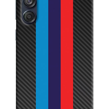 BMW Stripes Pattern Samsung M55 5G Hard Case Back Cover by Casekaro