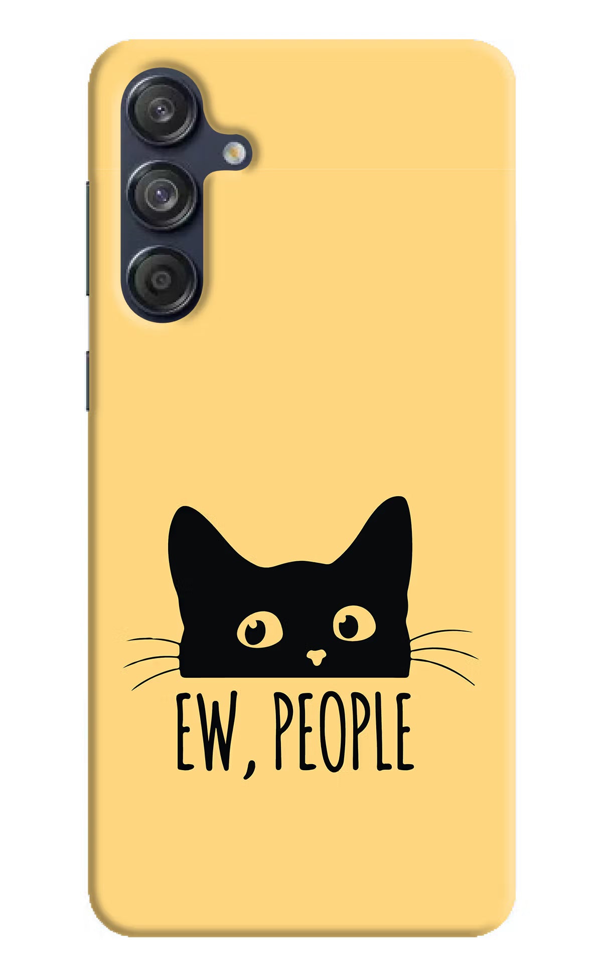 Ew People Catitude Samsung M55 5G Hard Case Back Cover by Casekaro