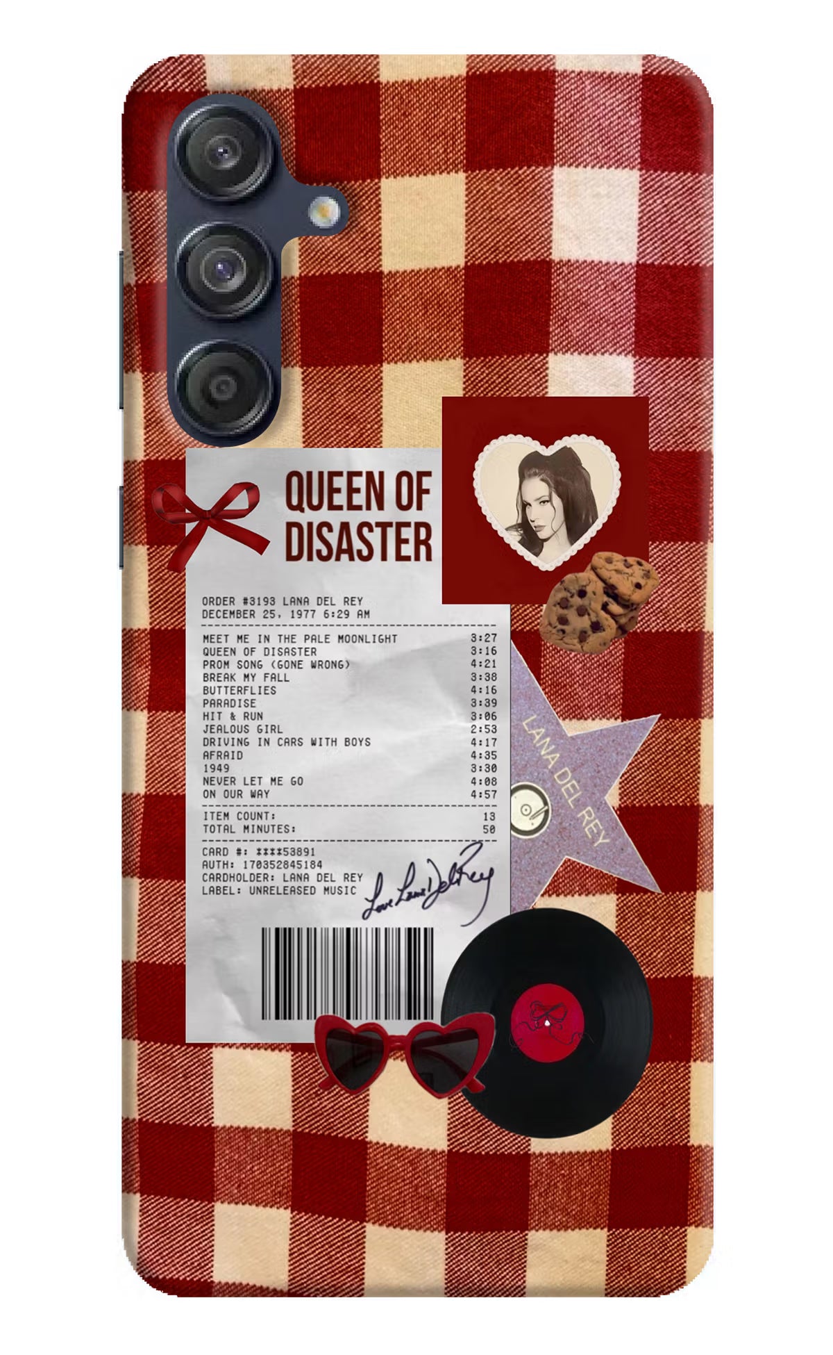Queen of Disaster Samsung M55 5G Hard Case Back Cover by Casekaro