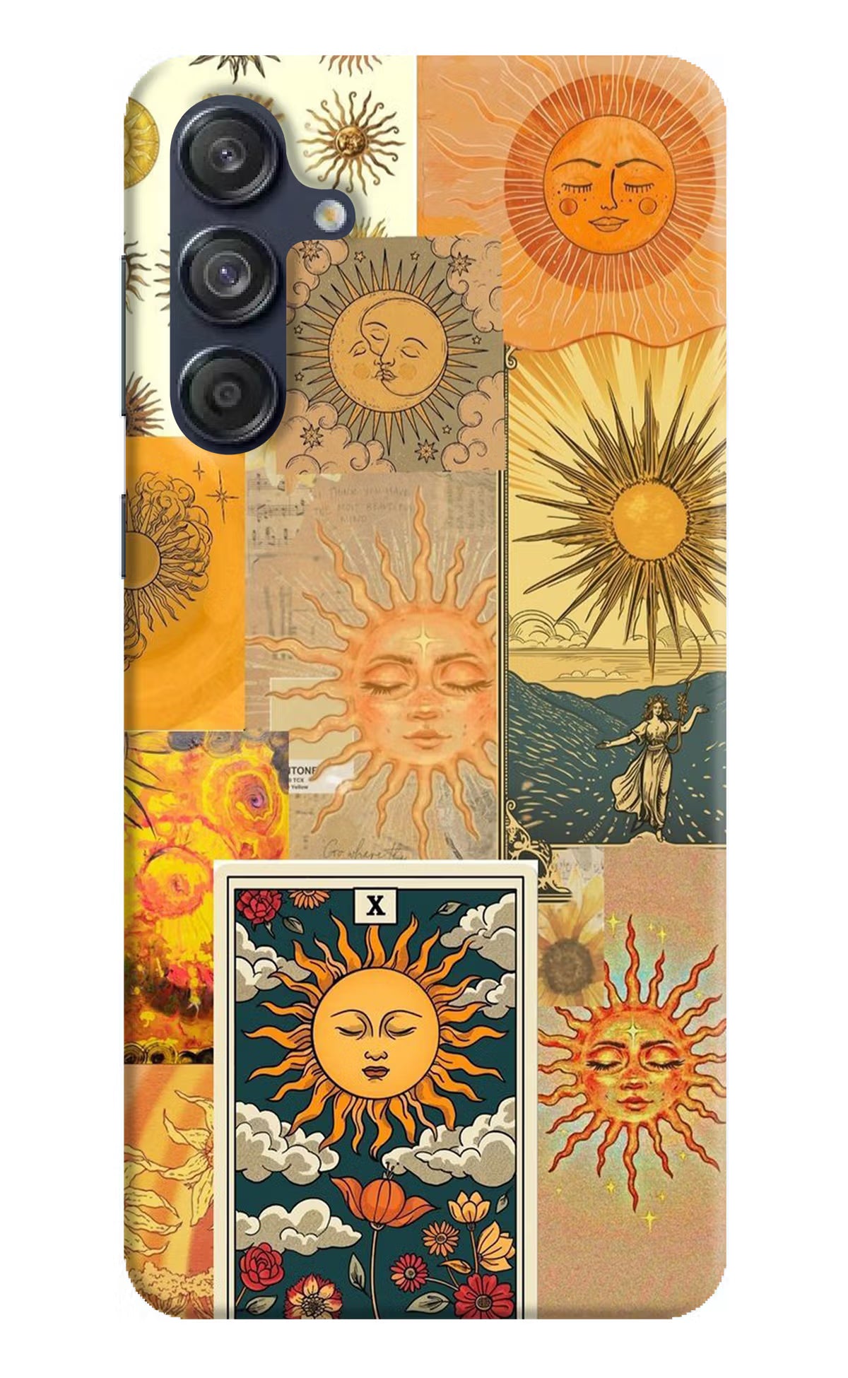 Sun Samsung M55 5G Hard Case Back Cover by Casekaro