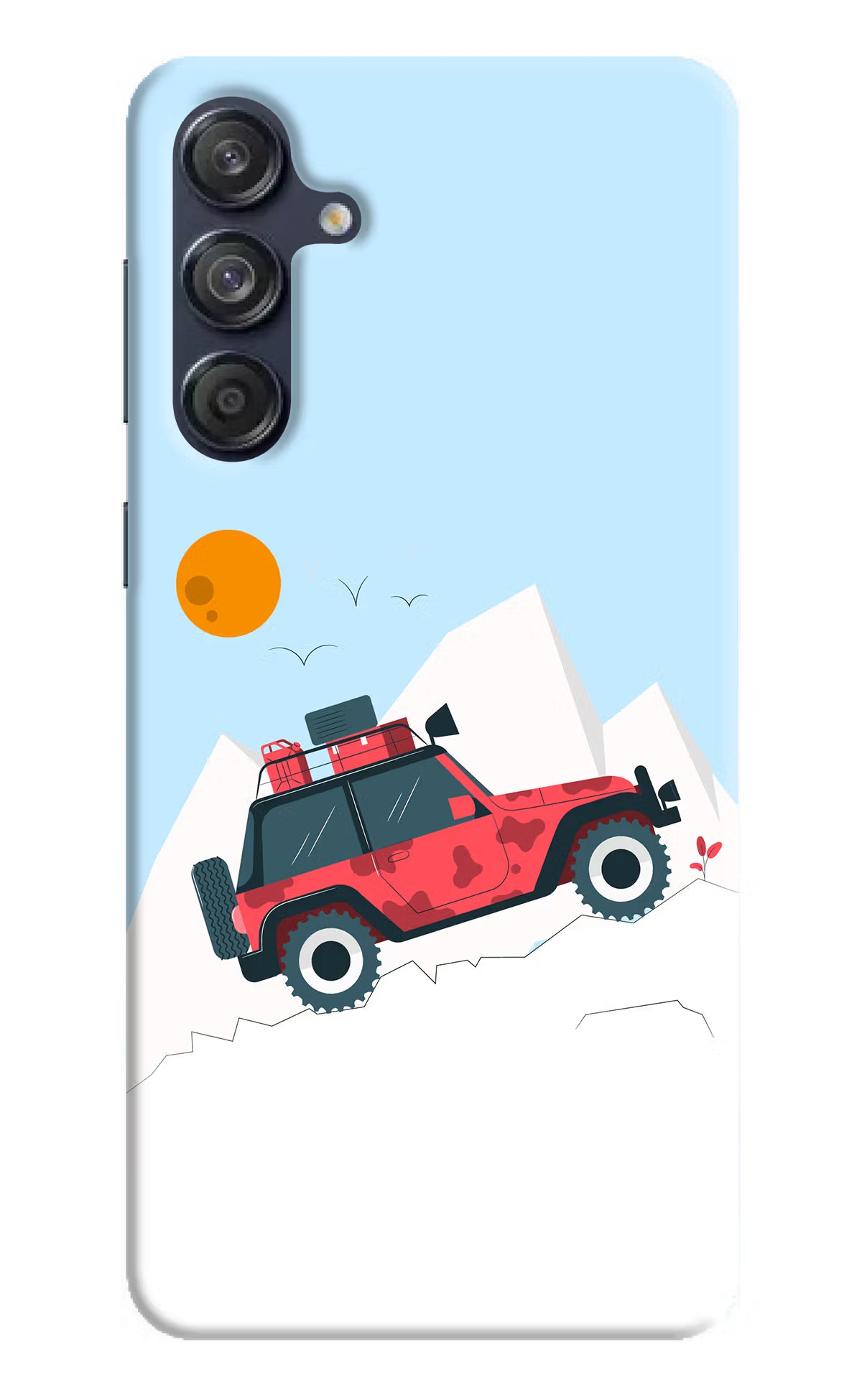 Mountain Trail Beast Samsung M55 5G Hard Case Back Cover by Casekaro