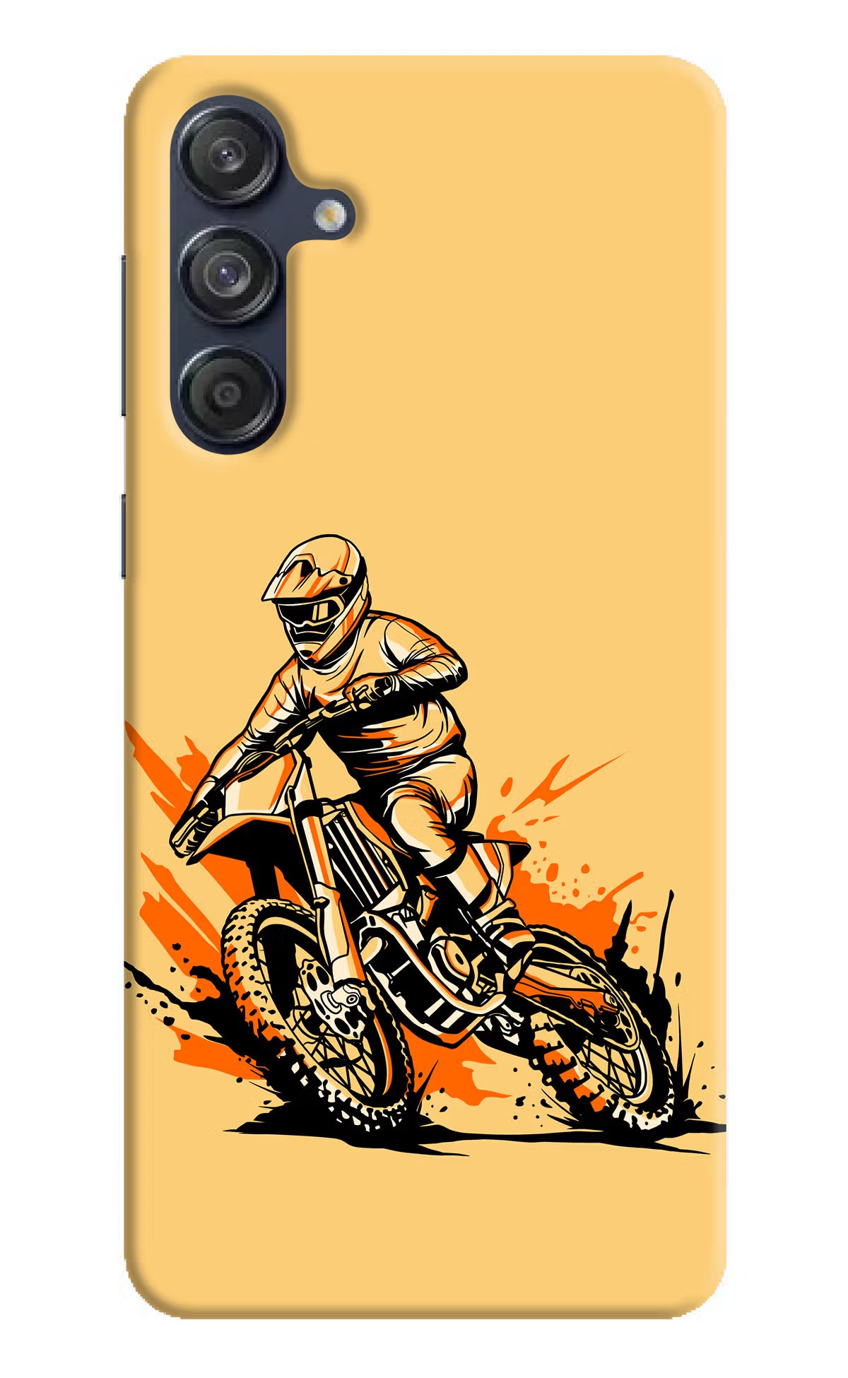 Off-Road Fury Samsung M55 5G Hard Case Back Cover by Casekaro