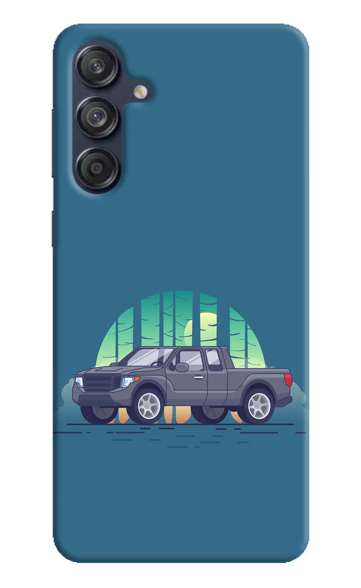 Retro Garage Vibe Samsung M55 5G Hard Case Back Cover by Casekaro