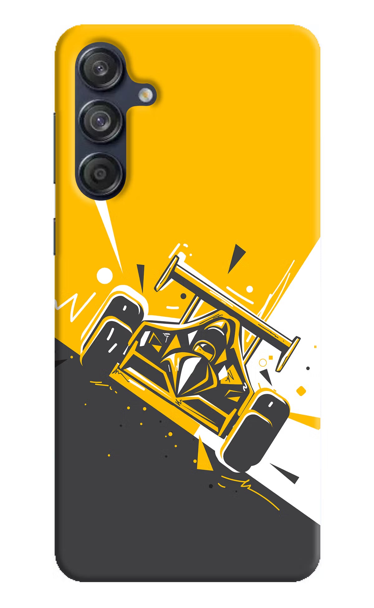 Track King Samsung M55 5G Hard Case Back Cover by Casekaro