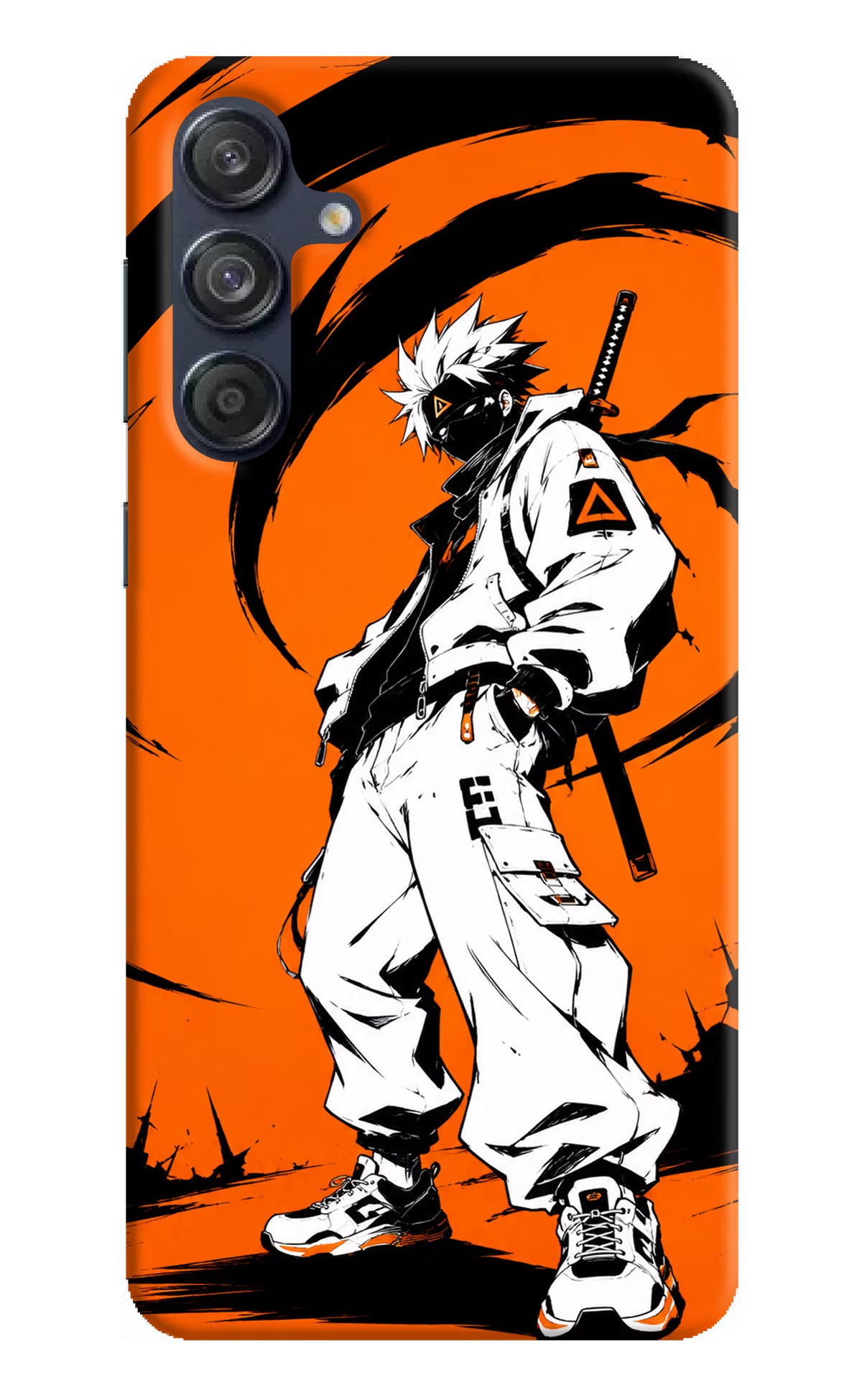 Street Samurai  Samsung M55 5G Hard Case Back Cover by Casekaro