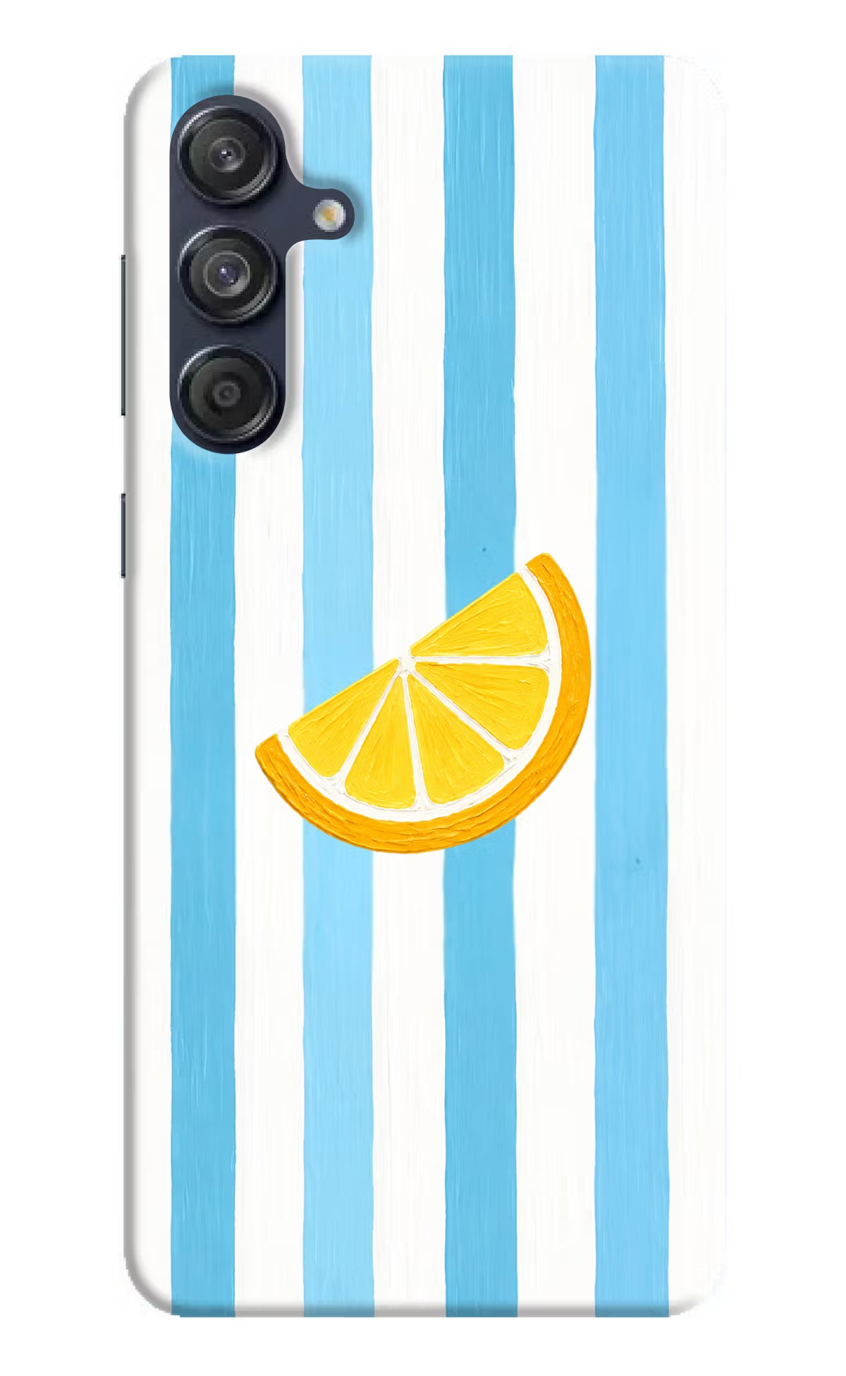 Summer Lemon Samsung M55 5G Hard Case Back Cover by Casekaro