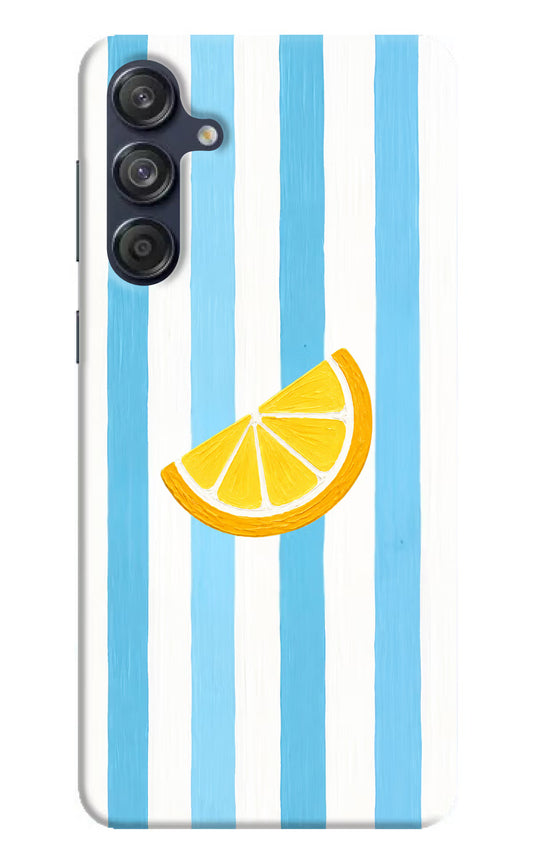 Summer Lemon Samsung M55 5G Hard Case Back Cover by Casekaro