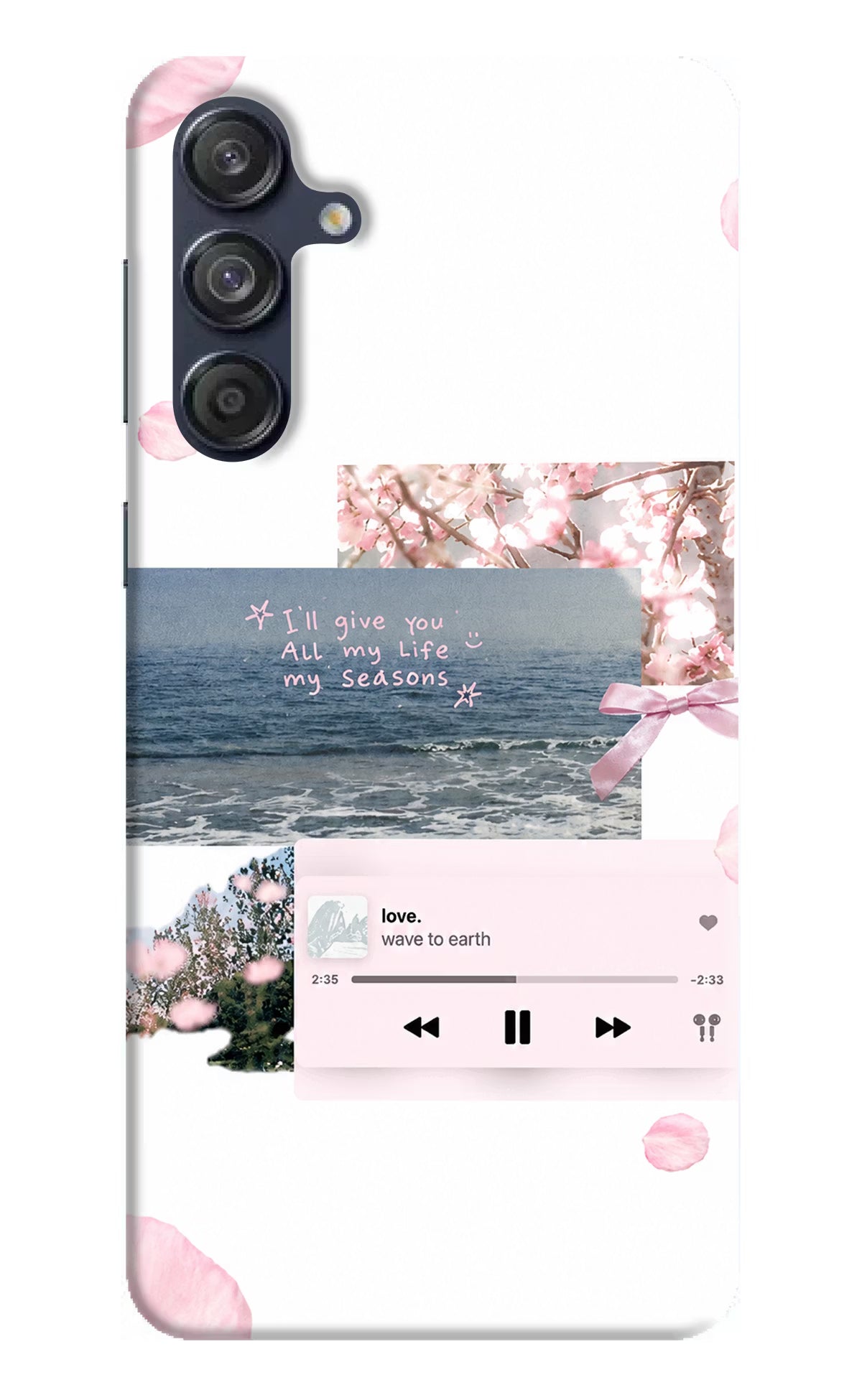 Wave to earth Samsung M55 5G Back Cover