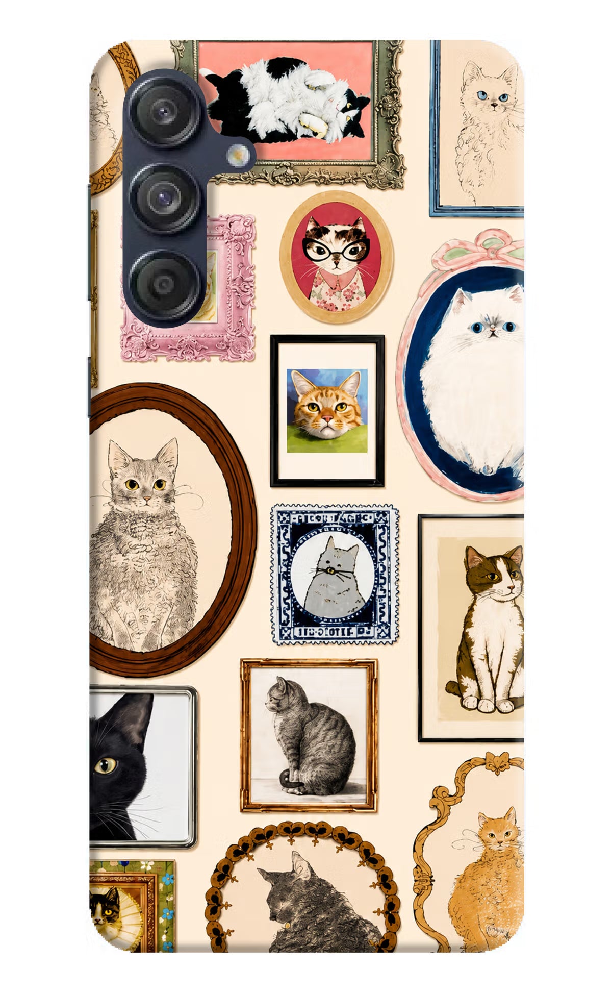 Mirror Cats Samsung M55 5G Back Cover
