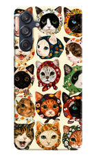 Cool Cat Samsung M55 5G Hard Case Back Cover by Casekaro