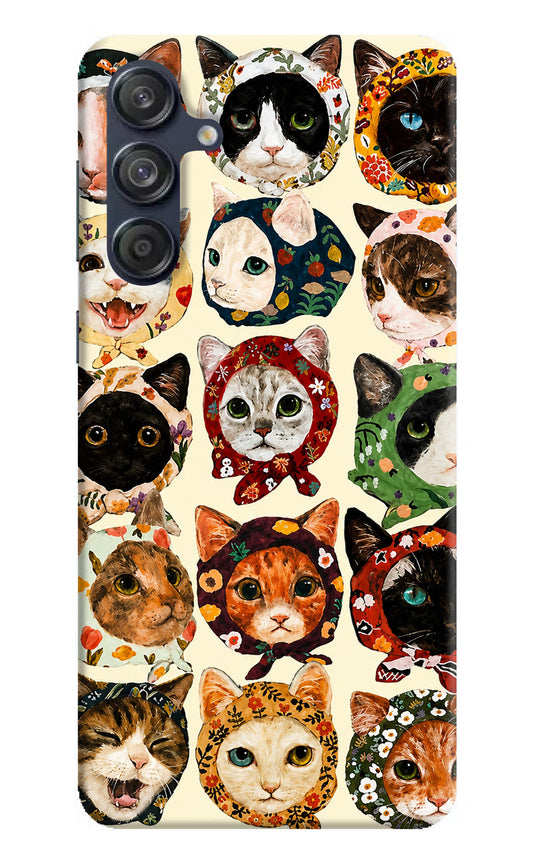 Cool Cat Samsung M55 5G Hard Case Back Cover by Casekaro