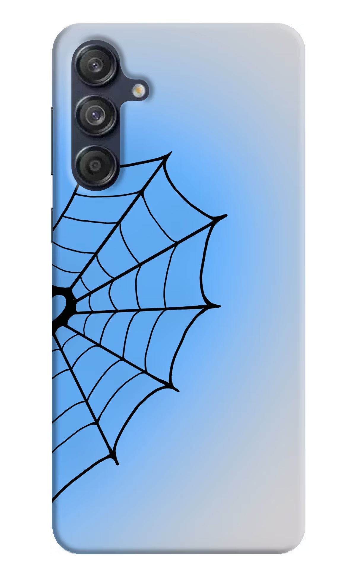 Blue Web Samsung M55 5G Back Cover