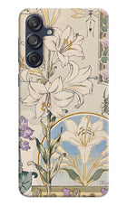 White Lily Samsung M55 5G Back Cover