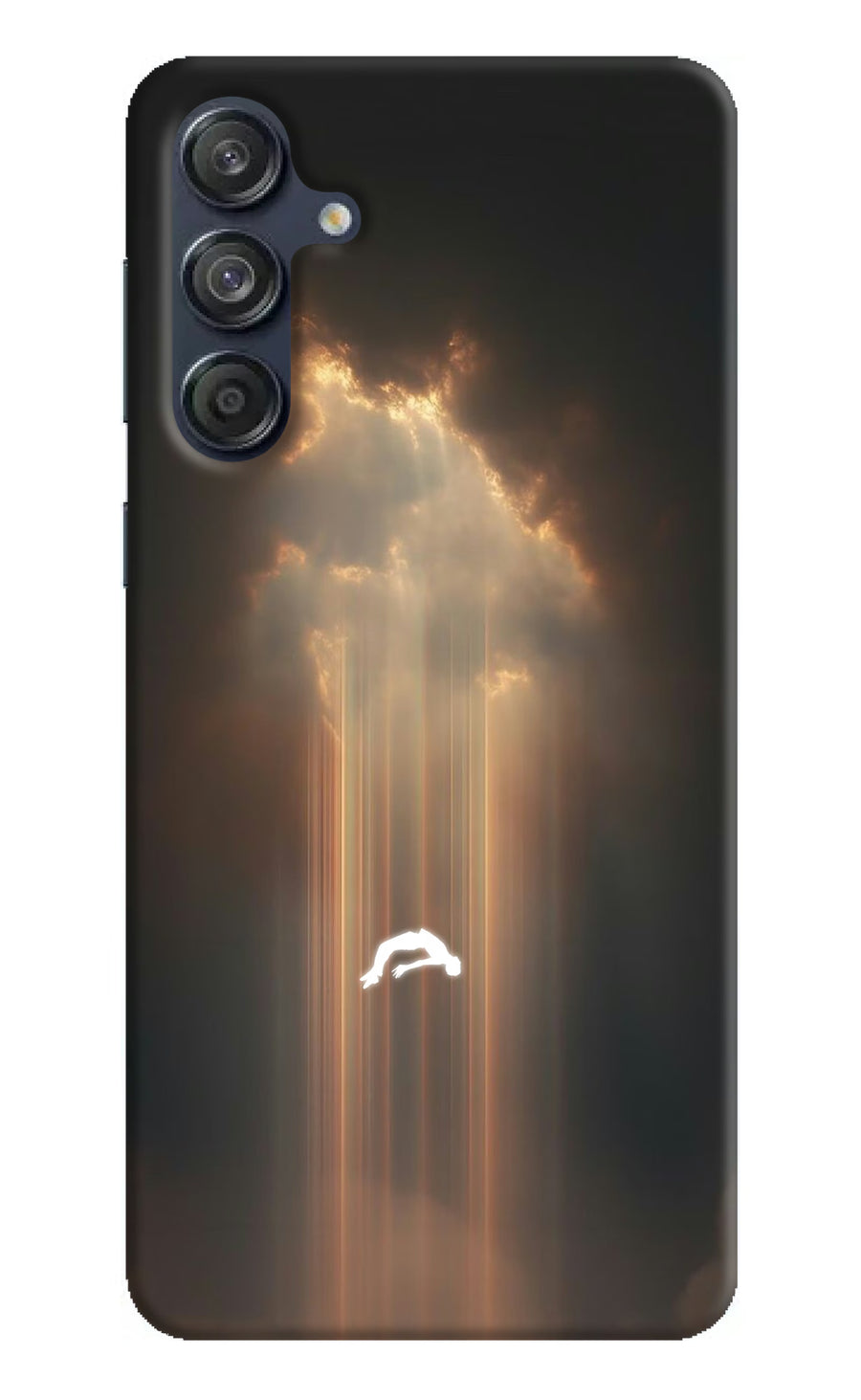 Heavenly Beam Samsung M55 5G Back Cover, Hard case