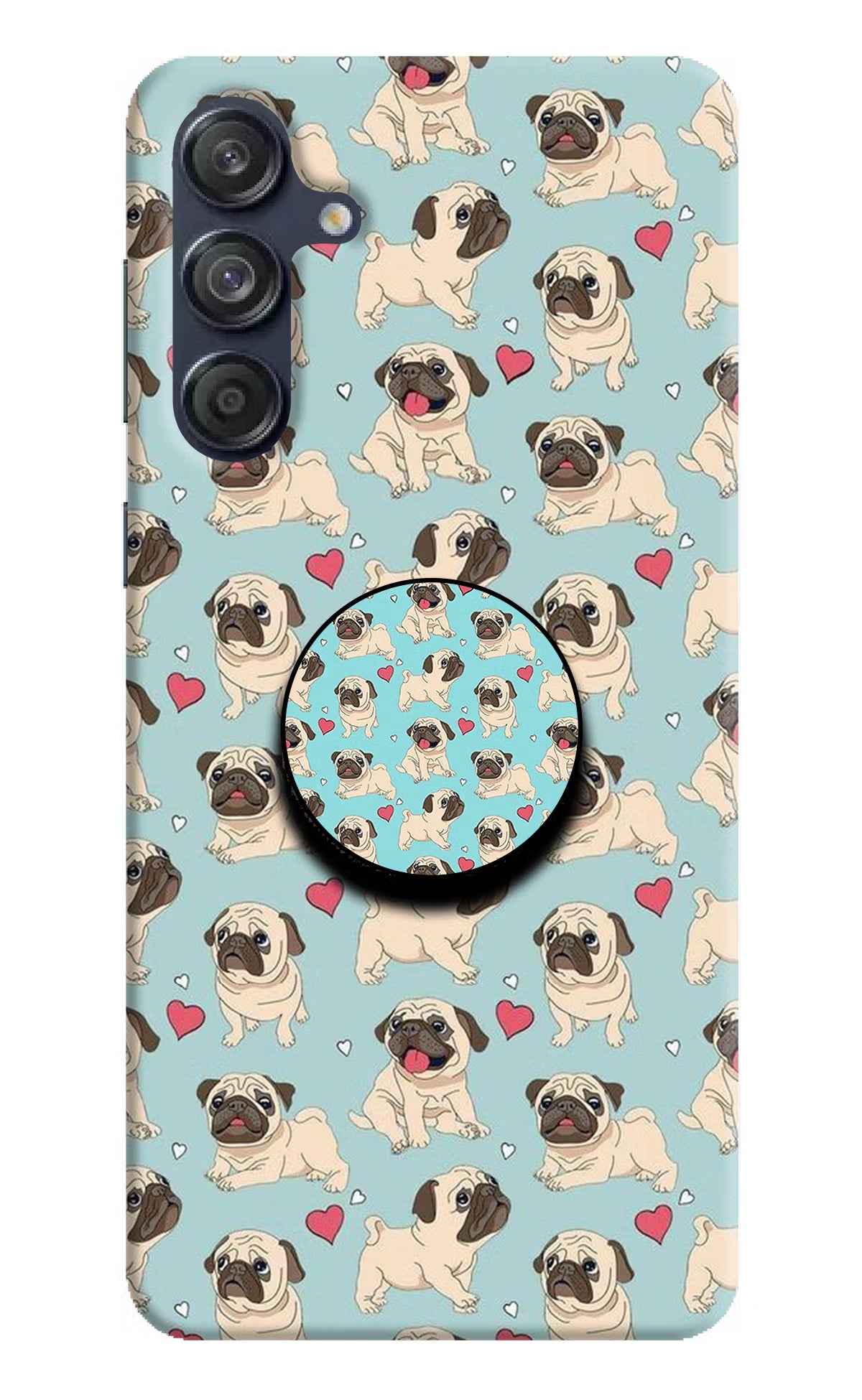 Pug Dog Samsung M55 5G Pop Case by Casekaro