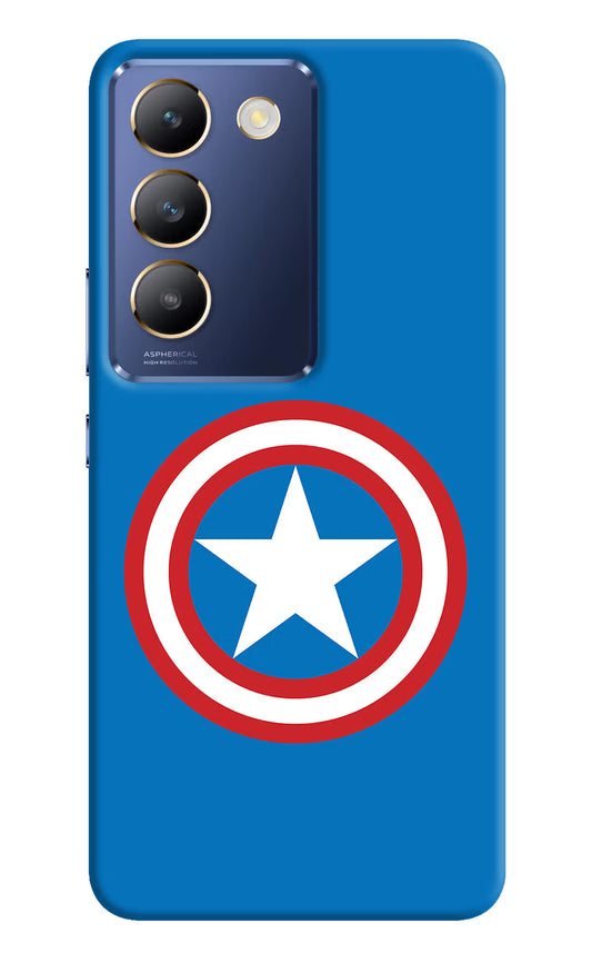 Captain America Logo Vivo Y200E 5G/T3 5G Hard Case Back Cover by Casekaro