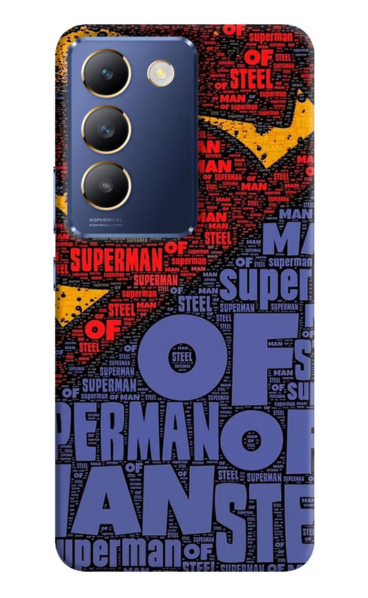 Superman Vivo Y200E 5G/T3 5G Hard Case Back Cover by Casekaro