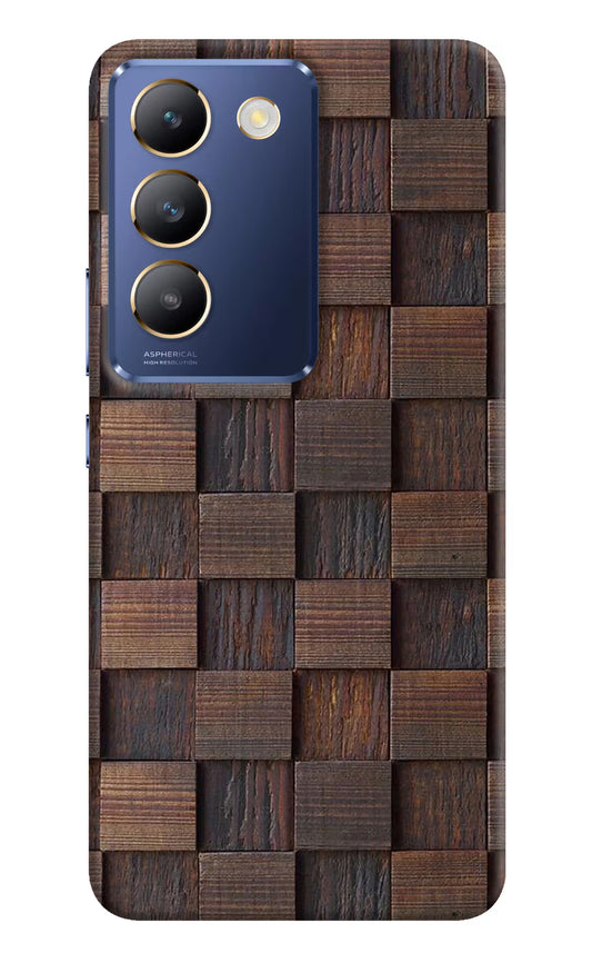 Wooden Cube Design Vivo Y200E 5G/T3 5G Hard Case Back Cover by Casekaro