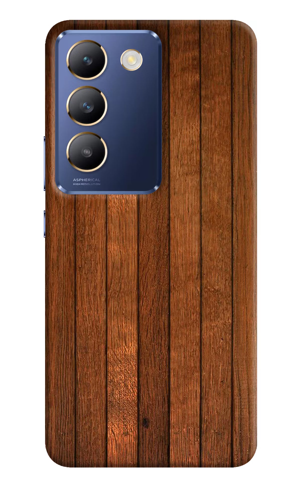 Wooden Artwork Bands Vivo Y200E 5G/T3 5G Hard Case Back Cover by Casekaro