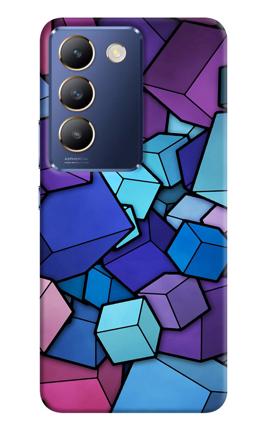 Cubic Abstract Vivo Y200E 5G/T3 5G Back Cover