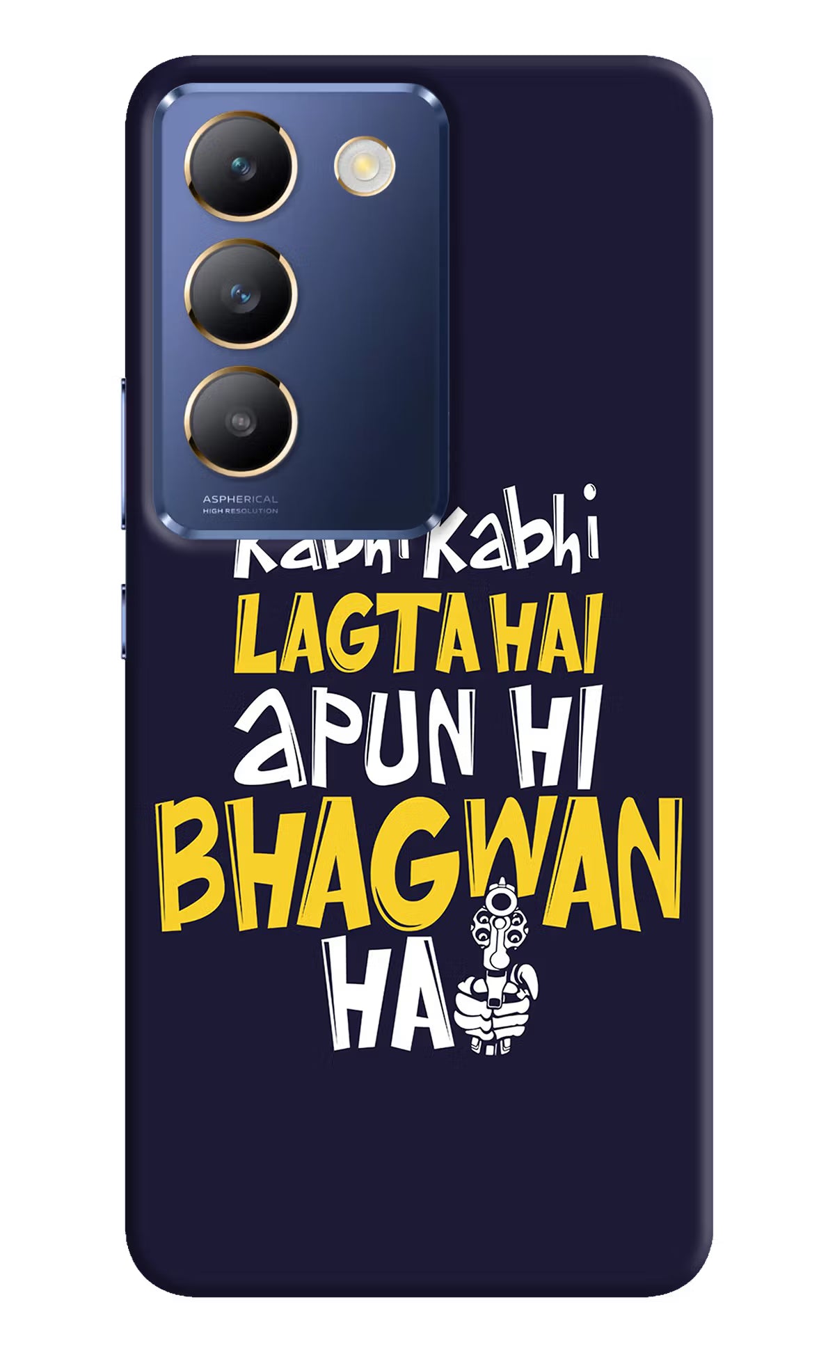 Kabhi Kabhi Lagta Hai Apun Hi Bhagwan Hai Vivo Y200E 5G/T3 5G Hard Case Back Cover by Casekaro