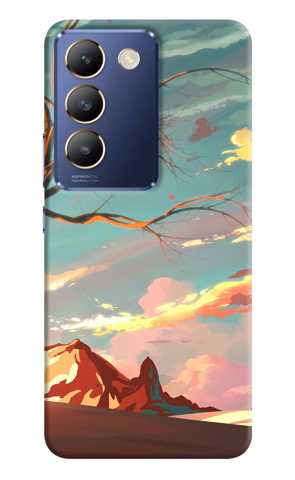 Scenery Vivo Y200E 5G/T3 5G Hard Case Back Cover by Casekaro