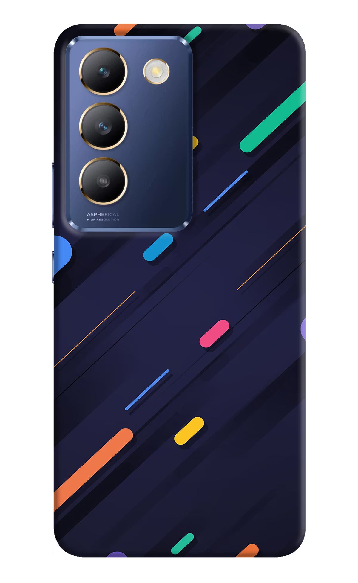 Abstract Design Vivo Y200E 5G/T3 5G Hard Case Back Cover by Casekaro