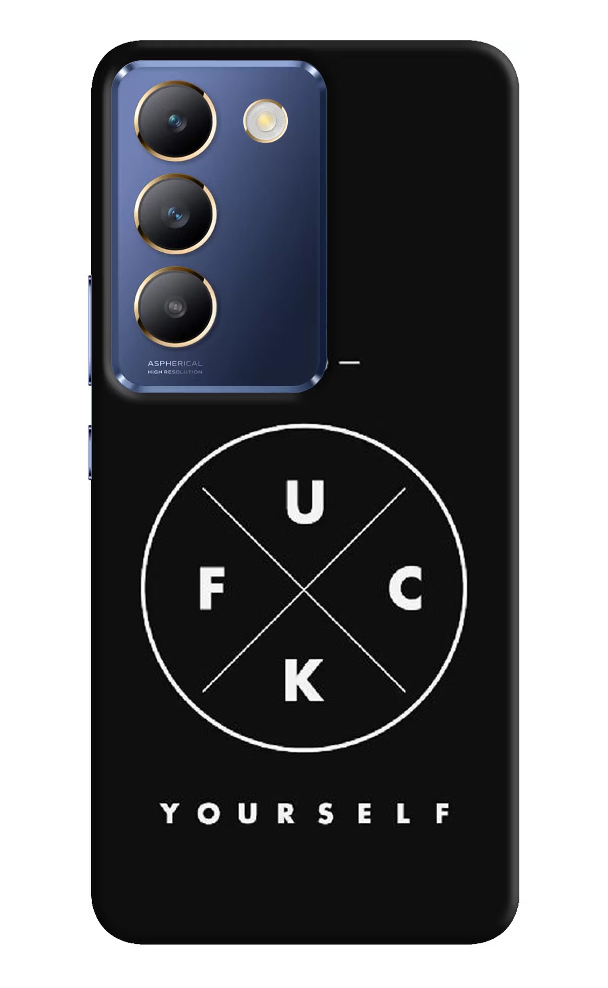 Go Fuck Yourself Vivo Y200E 5G/T3 5G Hard Case Back Cover by Casekaro