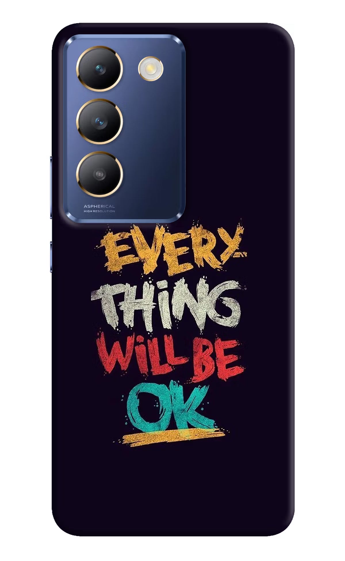 Everything Will Be Ok Vivo Y200E 5G/T3 5G Hard Case Back Cover by Casekaro