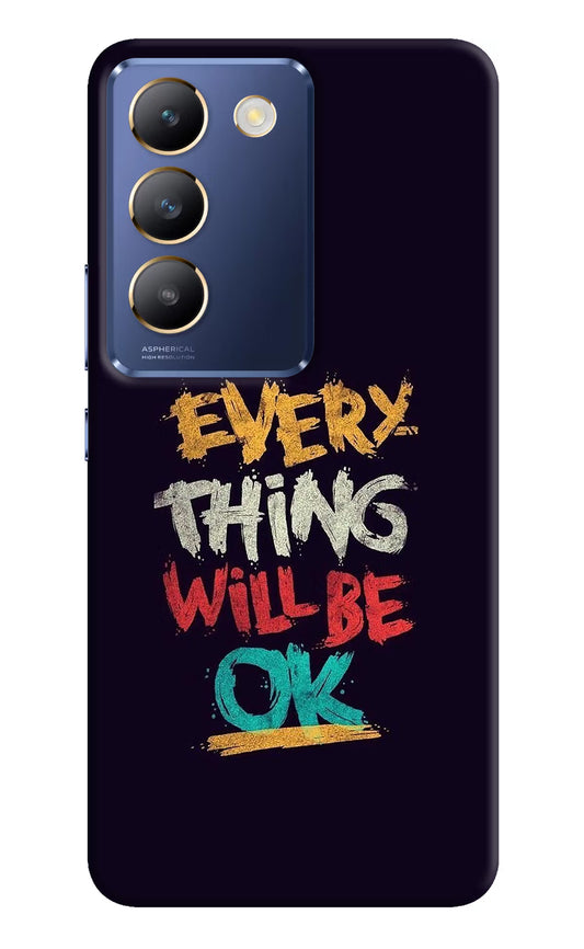 Everything Will Be Ok Vivo Y200E 5G/T3 5G Hard Case Back Cover by Casekaro