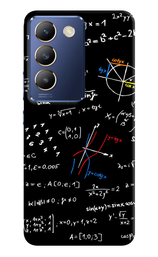 Mathematics Formula Vivo Y200E 5G/T3 5G Back Cover