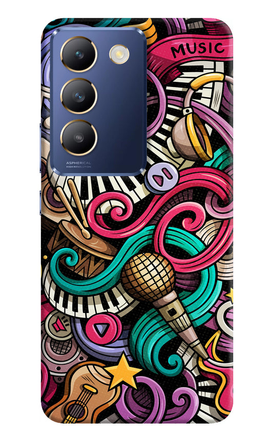 Music Abstract Vivo Y200E 5G/T3 5G Back Cover