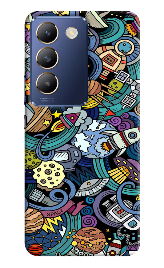 Space Abstract Vivo Y200E 5G/T3 5G Back Cover