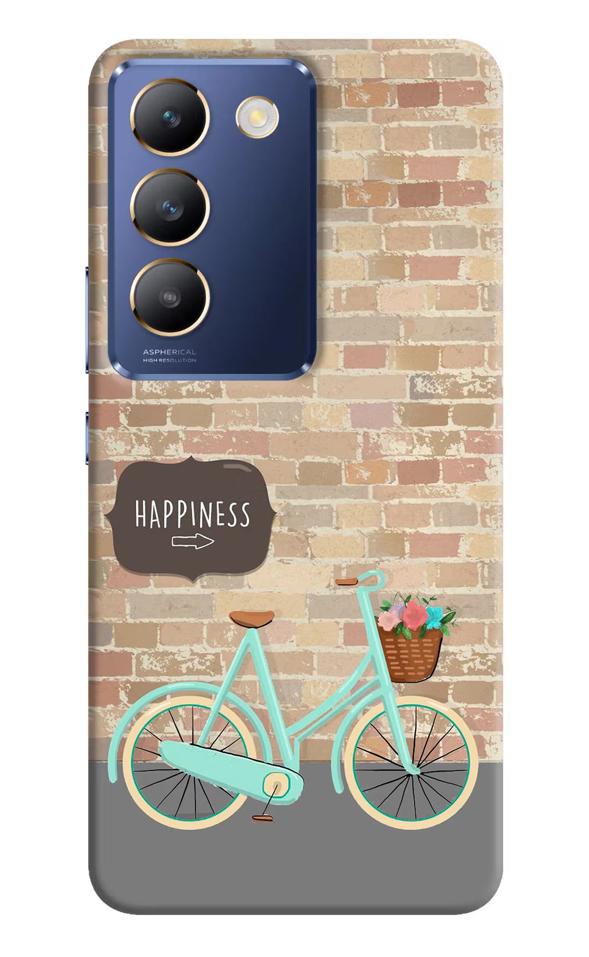 Happiness Artwork Vivo Y200E 5G/T3 5G Hard Case Back Cover by Casekaro