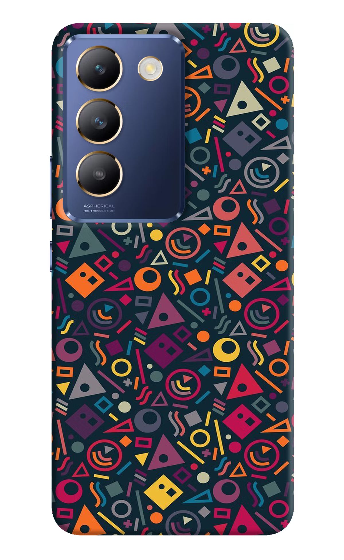 Geometric Abstract Vivo Y200E 5G/T3 5G Hard Case Back Cover by Casekaro