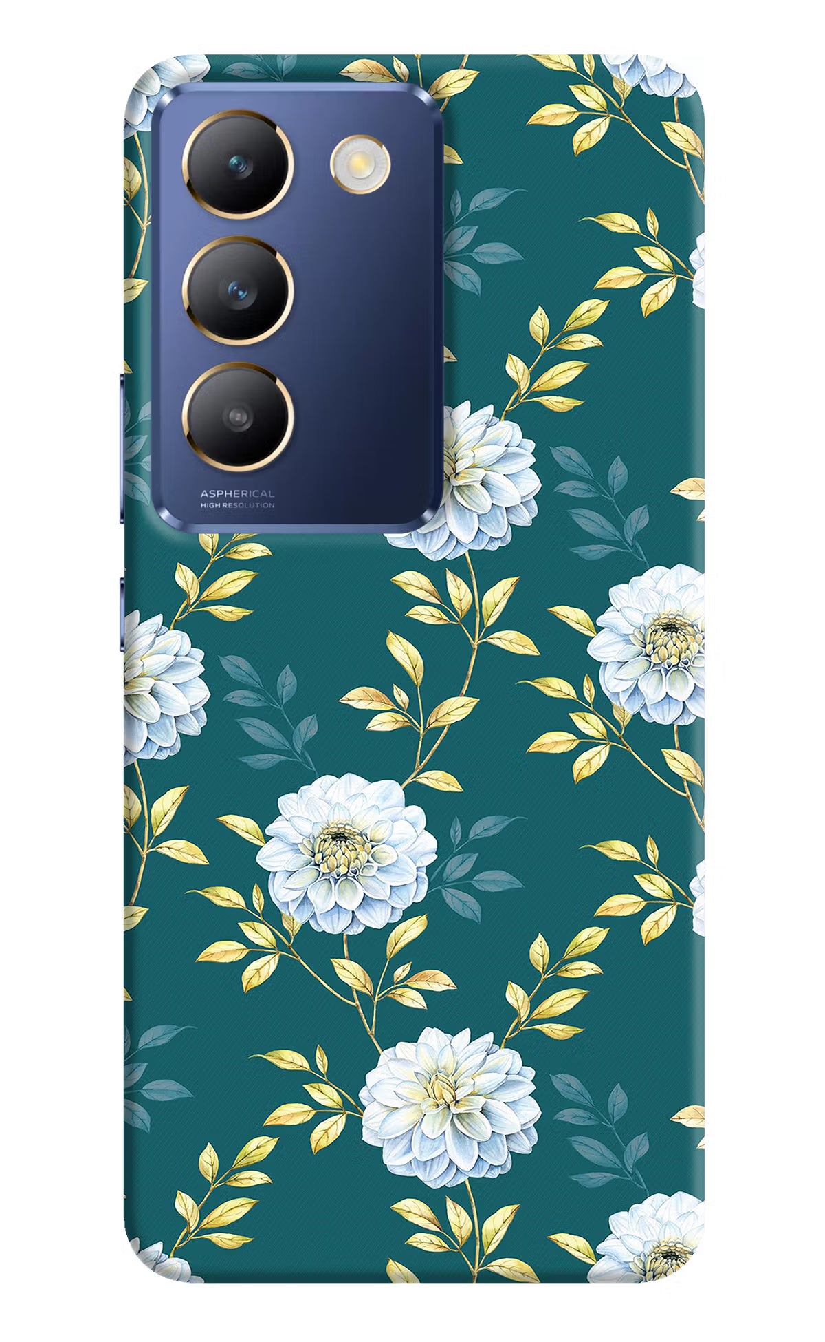 Flowers Vivo Y200E 5G/T3 5G Hard Case Back Cover by Casekaro