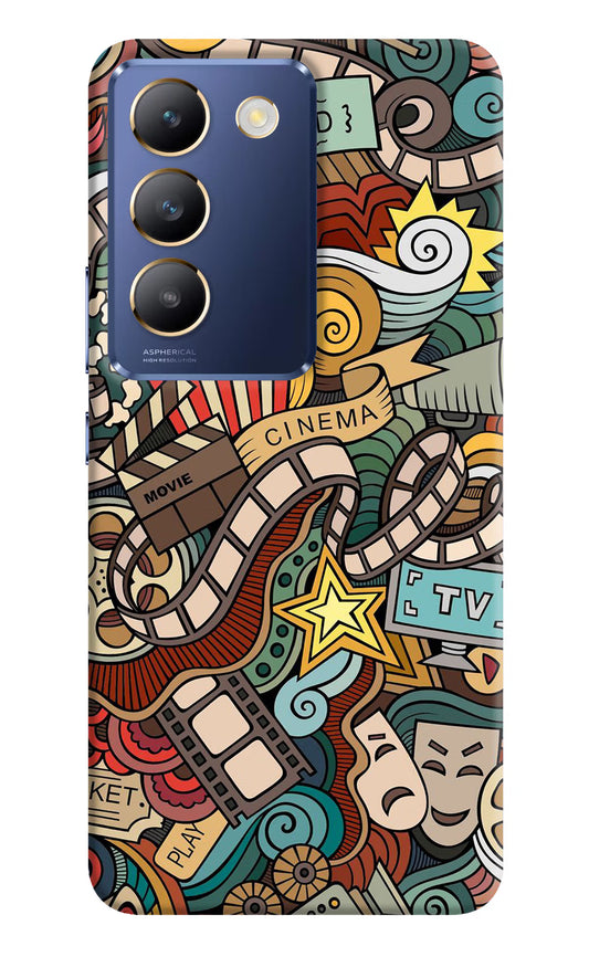 Cinema Abstract Vivo Y200E 5G/T3 5G Hard Case Back Cover by Casekaro
