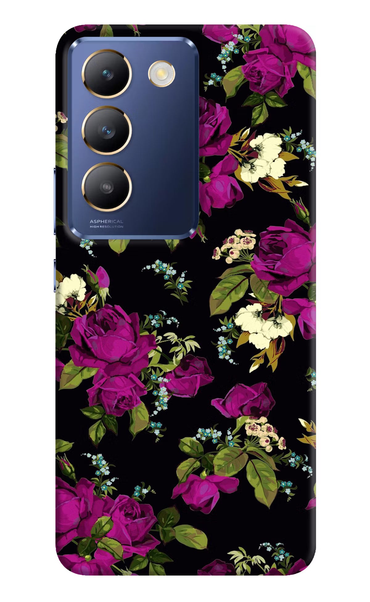 Flowers Vivo Y200E 5G/T3 5G Hard Case Back Cover by Casekaro