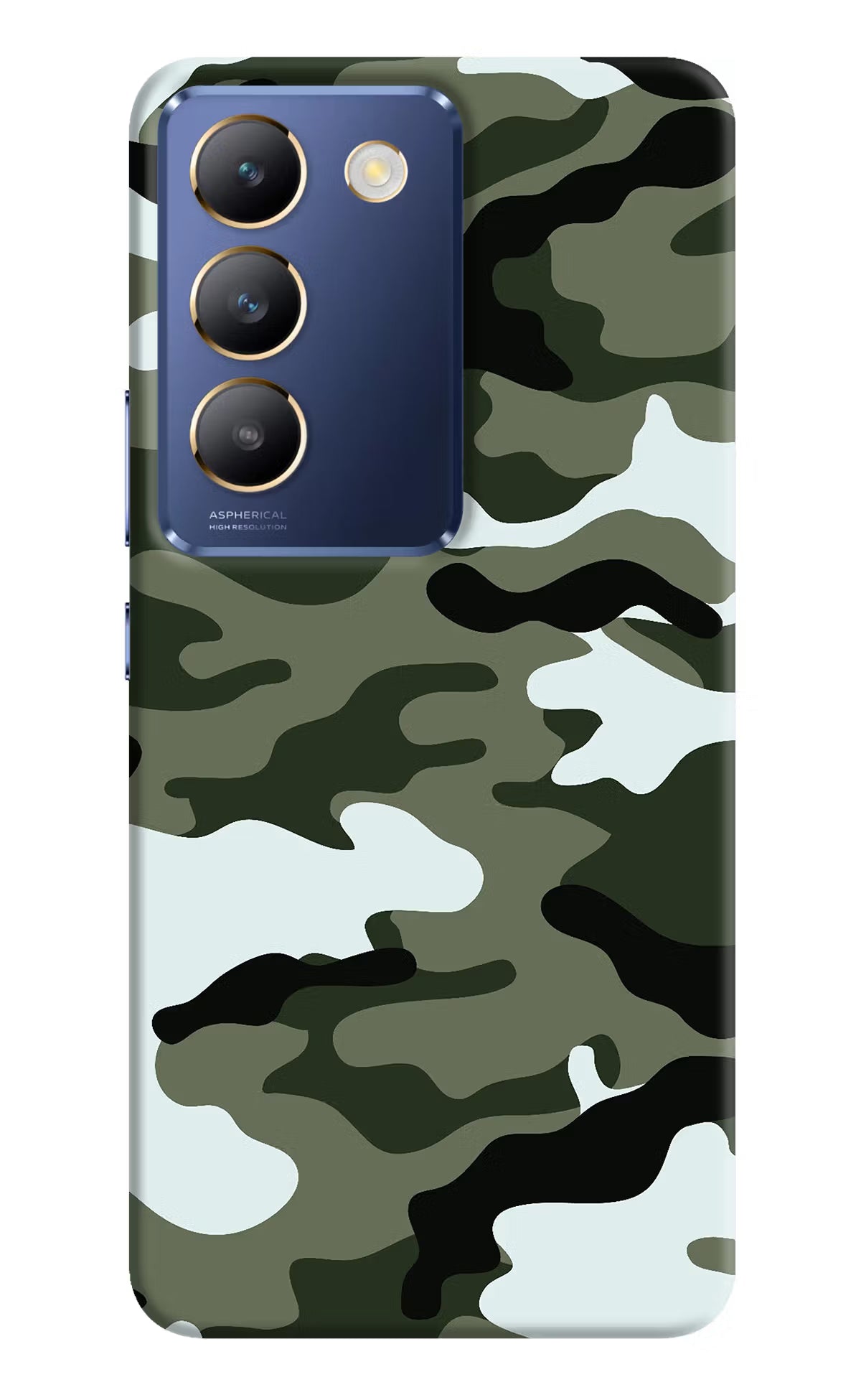 Camouflage Vivo Y200E 5G/T3 5G Hard Case Back Cover by Casekaro