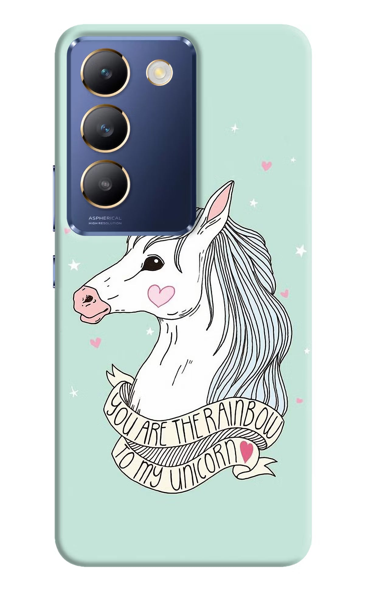Unicorn Wallpaper Vivo Y200E 5G/T3 5G Hard Case Back Cover by Casekaro